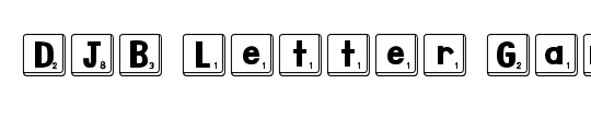 DJB Letter Game Tiles 3