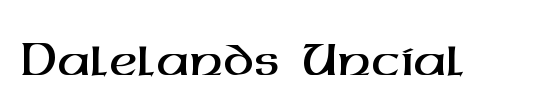 Dalelands Uncial Condensed