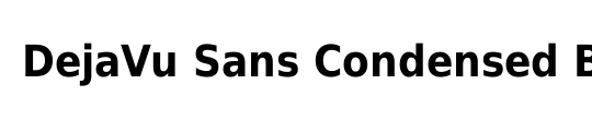 DejaVu Sans Condensed