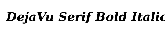 DejaVu Serif Condensed