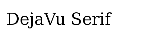 DejaVu Serif Condensed