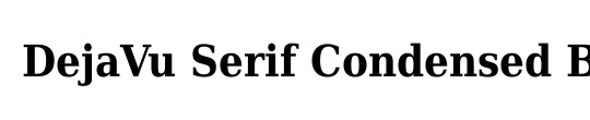 DejaVu Serif Condensed