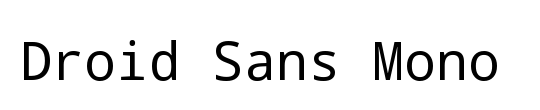 Droid Sans Mono