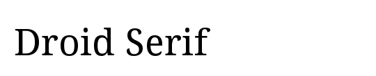 Droid Serif