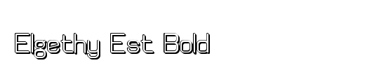 Elgethy Bold Condensed