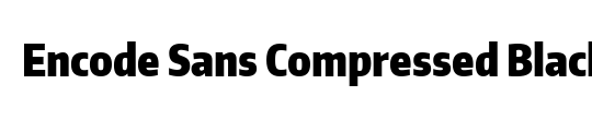 Encode Sans Compressed