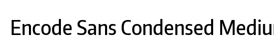 Encode Sans Condensed