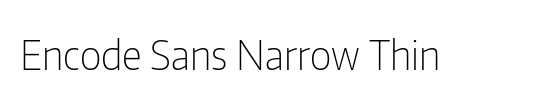 Sans Narrow