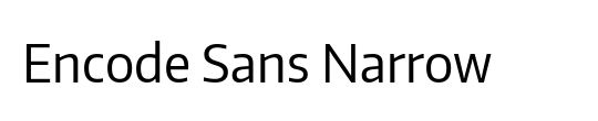 Sans Narrow