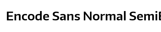 Encode Sans