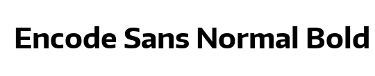 Encode Sans Normal