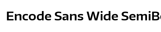 Encode Sans Condensed