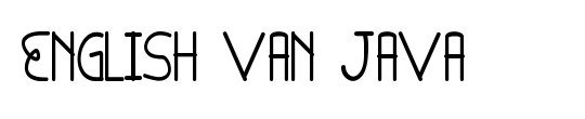 English van Java