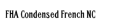 FHA Condensed French Shade NC