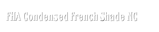 FHA Condensed French Shade NC