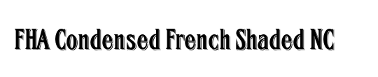 FHA Condensed French Shade NC