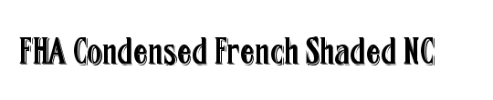 FHA Condensed French Shade NC