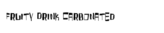 Carbonated Font