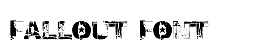 Fallout Font