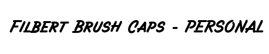 Filbert Brush Caps PERSONAL USE