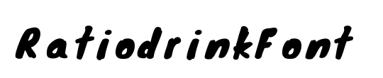 RatiodrinkFont