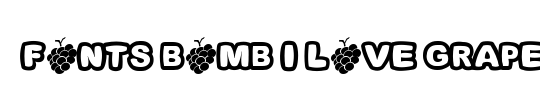 BOMB FONT