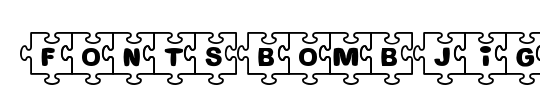 BOMB FONT