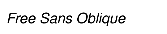 Oblique TextLight