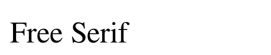 FreeSerif