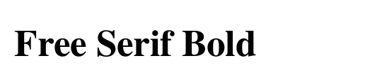 FreeSerif