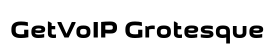 GetVoIP Grotesque