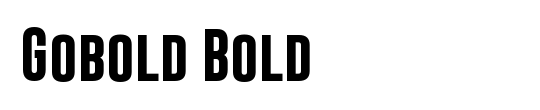 Gobold Hollow Bold