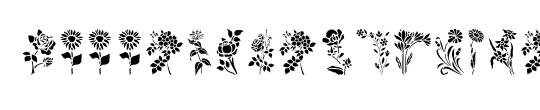 GE Floral Stencils