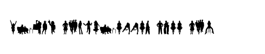 Human Silhouettes Free Nine