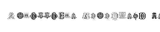 Intellecta Monograms Random Samples Nine