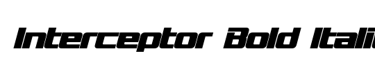 Interceptor Shadow Italic