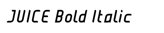 JUICE Bold Italic