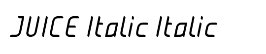 JUICE Italic