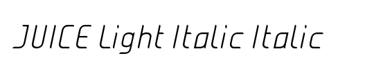 JUICE Italic