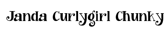 Janda Curlygirl Serif