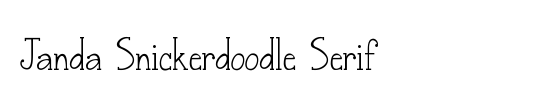 Janda Snickerdoodle Serif