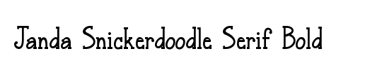 Janda Snickerdoodle Serif