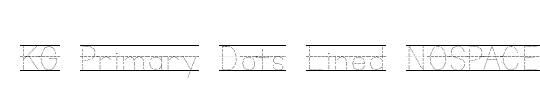 KG Primary Dots Lined Alt