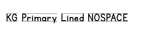 KG Primary Dots Lined NOSPACE