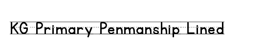 KG Primary Dots Lined NOSPACE