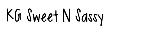 Sweet & sassy serif