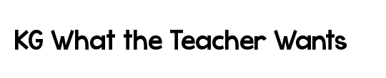 DJB The Teacher Font