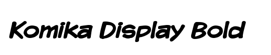 Komika Display Wide