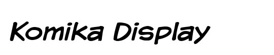 Komika Display Wide