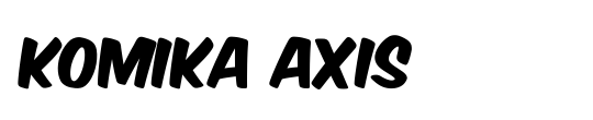 Komika Title - Axis